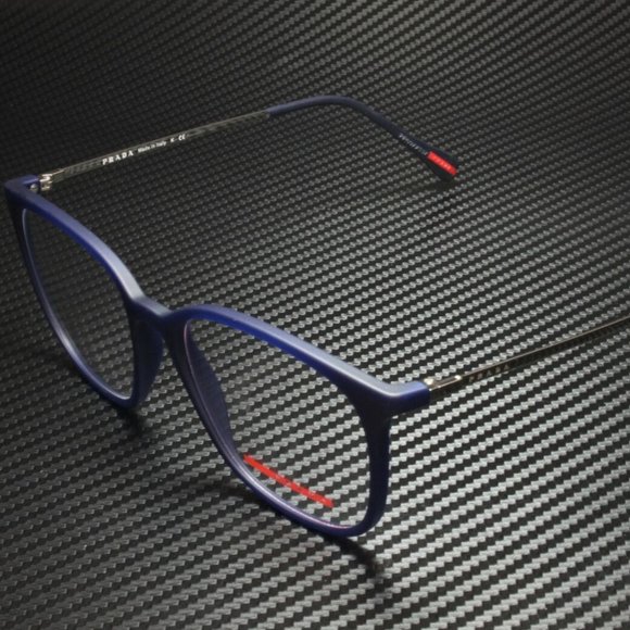 Prada Men's Blue Rubber Eyeglasses!